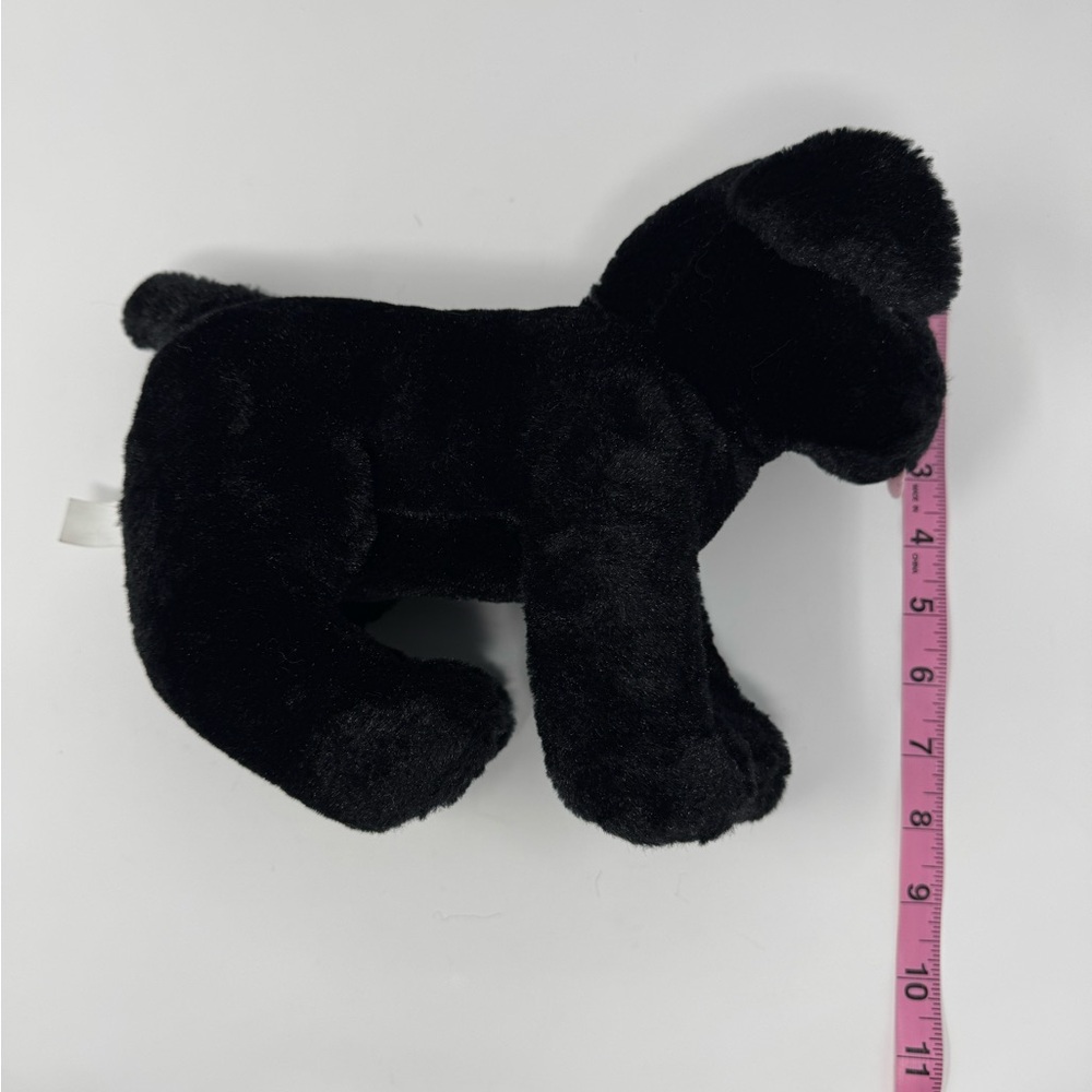 Melissa and Doug Black Lab Puppy Dog Plush Stuffed Animal, 11 inch, pet, pretend - Picture 9 of 9